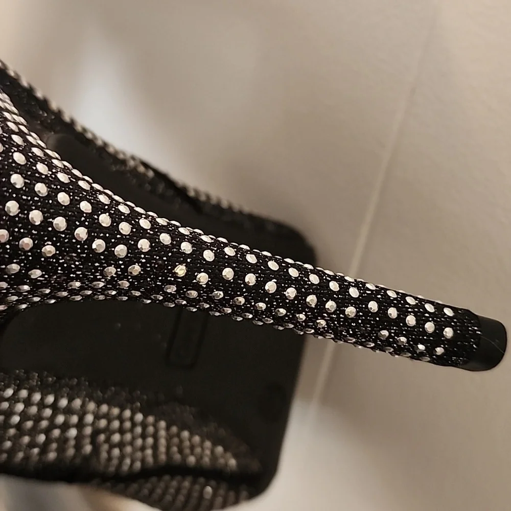 Andiamo black & silver boots 5